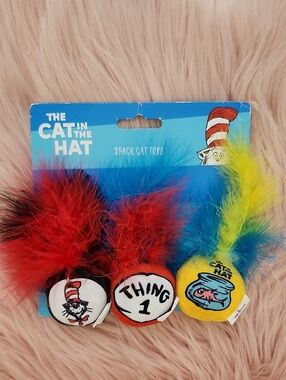 Brand New CAT IN THE HAT DR. SEUSS Cat Toy-3CT